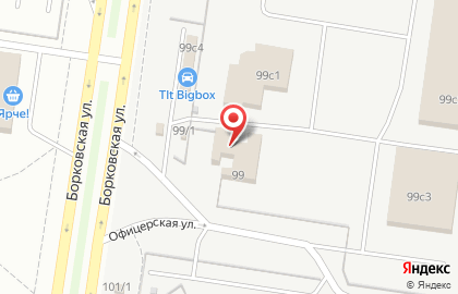 ФиаБанк, АО на Борковской улице на карте