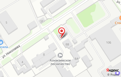 Азнакаевское лесничество, ГКУ на карте