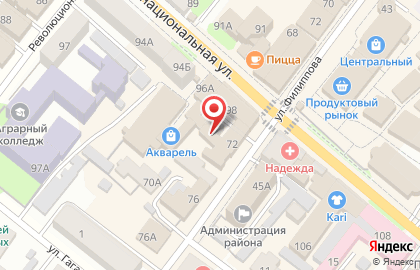 Росбанк в Тамбове на карте