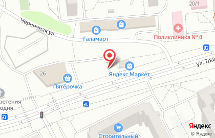 Магазин Парус в Тракторозаводском районе на карте