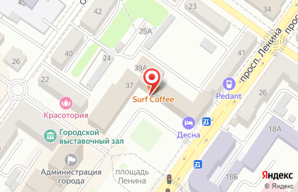 Магазин косметики Космедэль на проспекте Ленина на карте