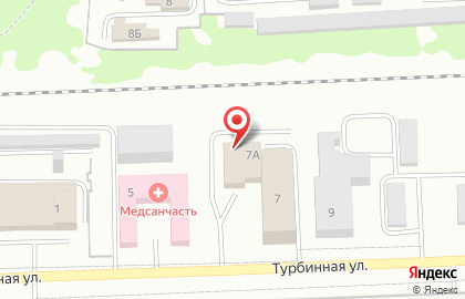 НИКС на Турбинной улице на карте