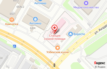 Скорая медицинская помощь в Петропавловске-Камчатском на карте
