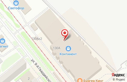 Супермаркет Лента в Новосибирске на карте