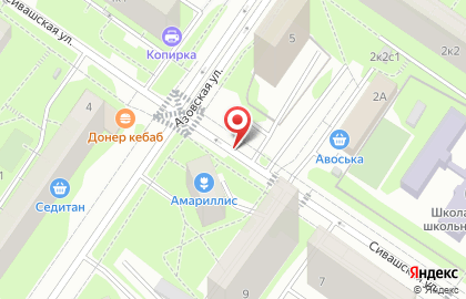 Фрэнч на Сивашской улице на карте