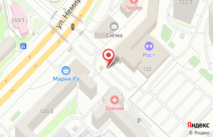 Киоск по продаже фруктов и овощей в Новосибирске на карте
