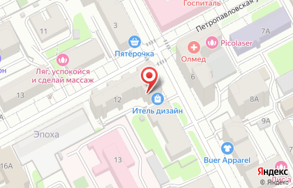 Урал-консалтинг на Петропавловской улице на карте