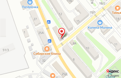 Супермаркет Мария-Ра на улице Гагарина на карте