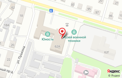 Детская школа искусств на Октябрьской улице на карте