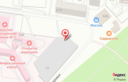 Потребительский гаражно-строительный кооператив №91 Медик на карте
