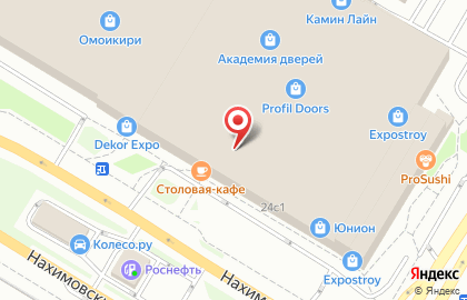 Торгово-монтажная компания ДельтаСтрой на Нахимовском проспекте на карте