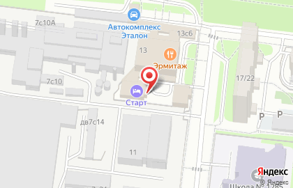 Хостел Старт в Москве на карте