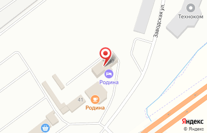 Гостиница Родина в Ростове-на-Дону на карте