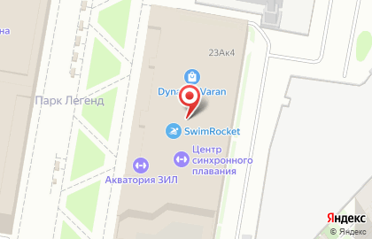 Школа плавания Океаника на Автозаводской улице на карте