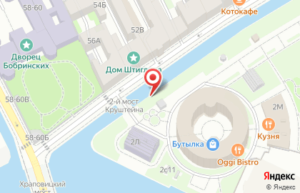 Киоск быстрого питания Чешский Трдельник на набережной Адмиралтейского канала на карте