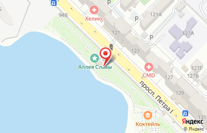 Дом вверх дном в Махачкале на карте
