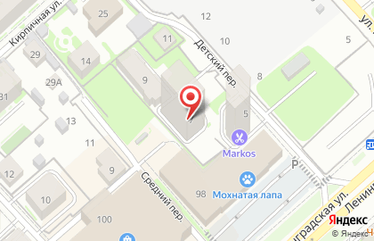 Косметический кабинет Елена в Детском переулке на карте