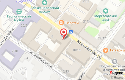 ОАО Банкомат, АКБ Абсолют Банк на Кремлевской улице на карте
