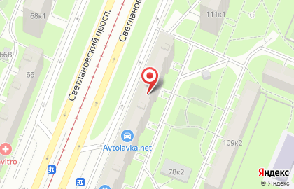 Аптека Планета здоровья в Санкт-Петербурге на карте