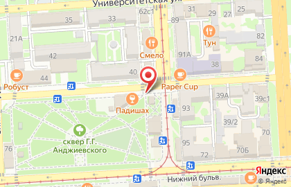 Магазин Акварель на Октябрьской улице на карте