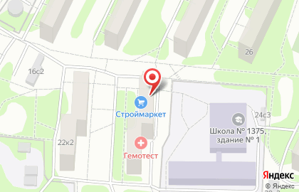 Первая полоса на Нагатинской улице на карте