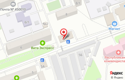 Супермаркет Байрам в Уфе на карте