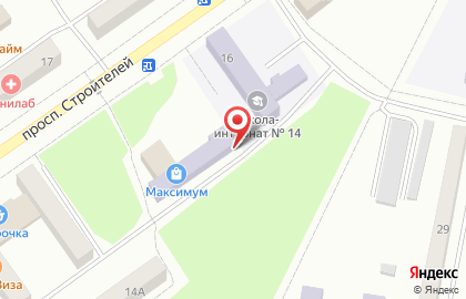 Мебельный рай на проспекте Строителей на карте