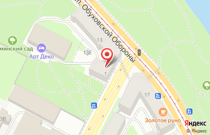 Типография Триста точек на площади Александра Невского I на карте