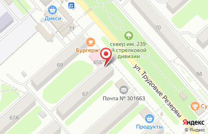 Новомосковская библиотечная система в Новомосковске на карте
