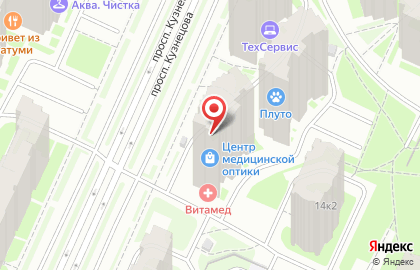 Центр медицинской оптики на проспекте Кузнецова, 14 к 1 на карте