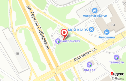 Интрансгаз в Советском районе на карте