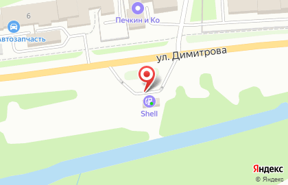 Shell в Кемерово на карте
