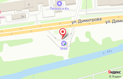 Shell в Кемерово на карте