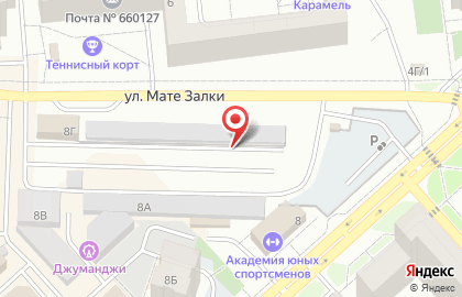 Автомастерская в Красноярске на карте