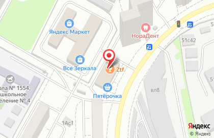 Мясной пир на улице Мусоргского на карте