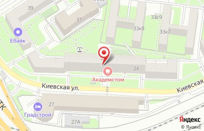 РУССТРОЙБАНК, АО на улице Киевская на карте