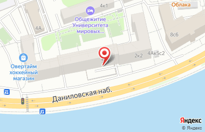 Территориальный центр социального обслуживания Коломенское на Даниловской набережной на карте
