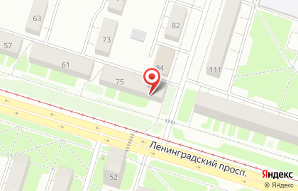Магазин алкогольной продукции Лион на Ленинградском проспекте на карте