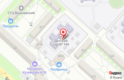 Детский сад №144 в Дзержинском районе на карте