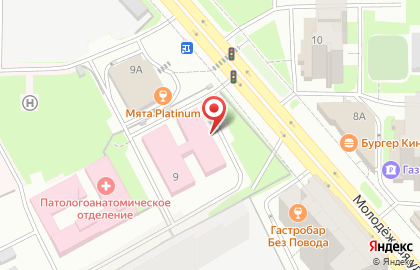 Московская областная станция скорой медицинской помощи в Химках на карте
