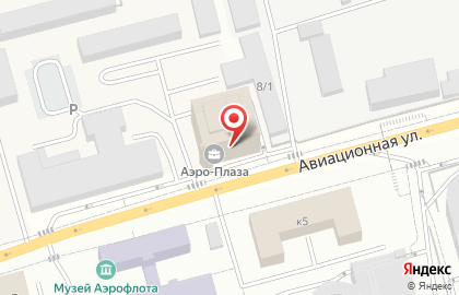 Кафе Аэробус на Авиационной улице на карте
