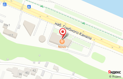 Ресторан современной русской кухни Novo на карте