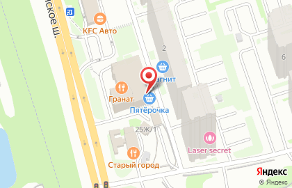 Супермаркет Пятёрочка в Нижегородском районе на карте