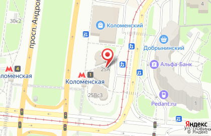 Терминал МТС-Банк на проспекте Андропова на карте