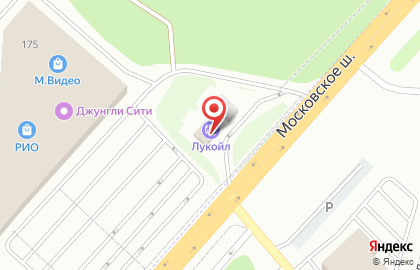 СТО Лукойл на Московском шоссе на карте