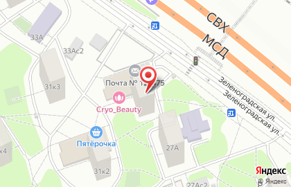 Магазин у дома Бристоль на Зеленоградской улице на карте