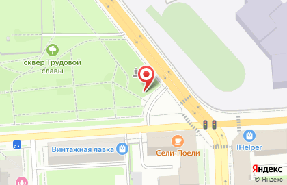 Парковка на улице Карла Маркса на карте