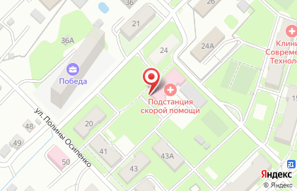 Станция скорой медицинской помощи г. Хабаровска в Хабаровске на карте