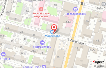 Мастерская по ремонту обуви на Пологой на карте
