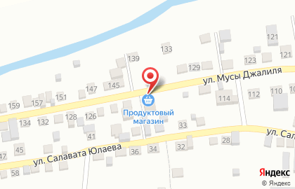 Продуктовый магазин в Астрахани на карте